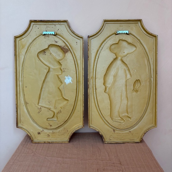 1972-1976 Holly Hobbie & Robby Hobbie Plaques - Picture 7 of 9